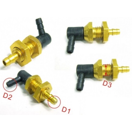 L Type Oil Drum Connector/ Fuller Nozzle D4x M8 x 4 L Type Oil Drum Connector/ Fuller Nozzle D4x M8 x 4